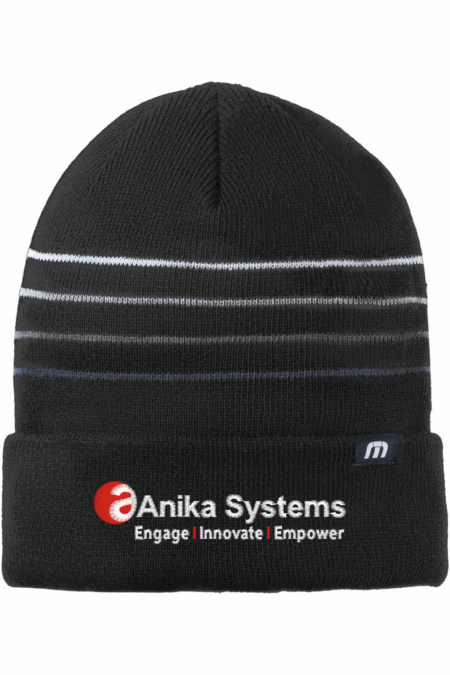 Striped Cuffed Beanie